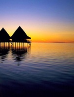 Sunset in Tahiti